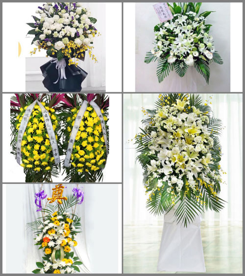黑龙江齐齐哈尔铁锋区白事花篮预定